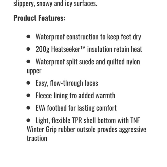 North Face boots - Picture 4 of 4